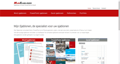 Desktop Screenshot of mijnsjablonen.nl